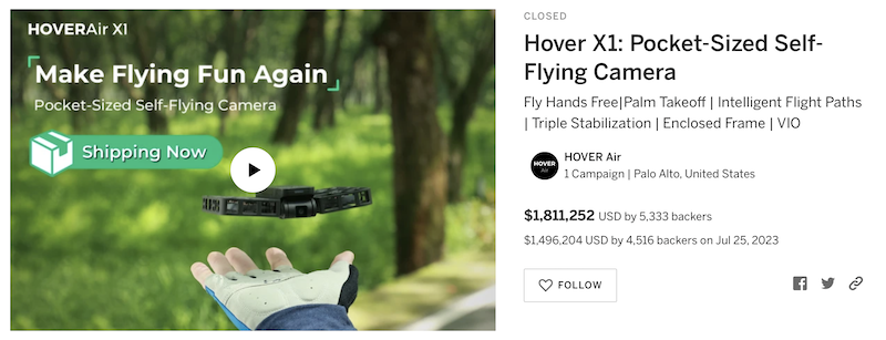 Hover X1 Pocket-Sized Self-Flying Camera Review 
