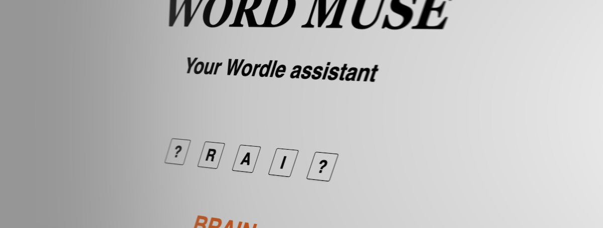 Released Apple and Android App versions of Word Muse.